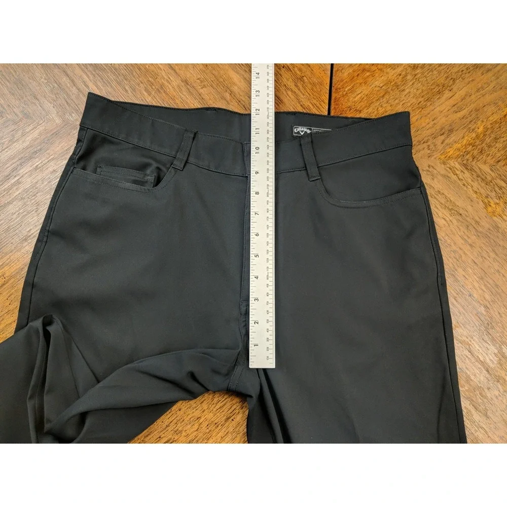 Callaway‎ Golf Pants Optimum Performance Athletic 31(33*)x32 Black Breathable